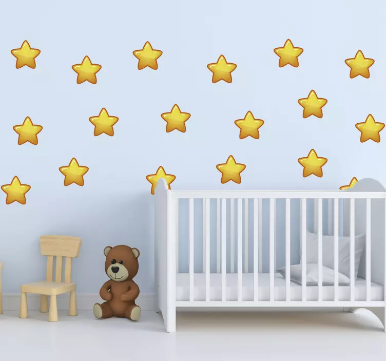 Bright Star Accents kid's sticker - TenStickers