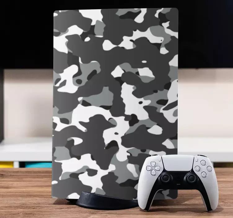 Camouflage pattern PS5 skin - TenStickers