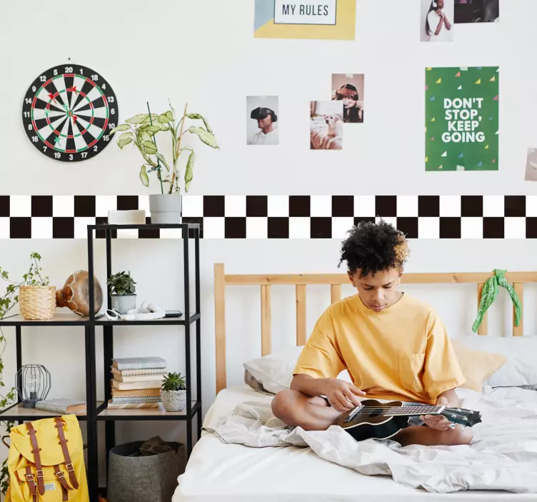 Chequered Flag Sports Sticker - TenStickers