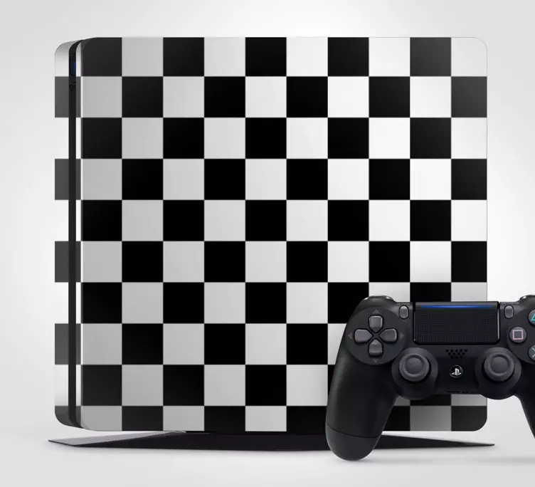 Chess board PS4 vinyl sticker - TenStickers