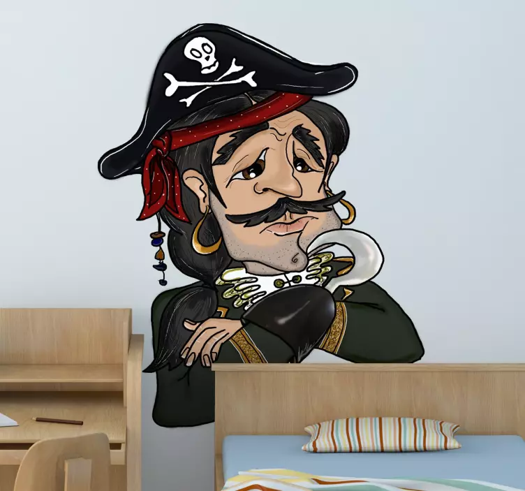 Children's Pirate Sticker - TenStickers