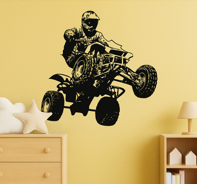 Childrens' wall stickers extreme riding quad - TenStickers