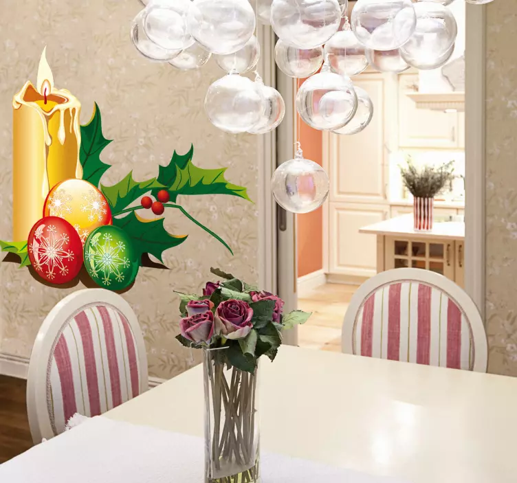 Christmas Ornaments Sticker - TenStickers