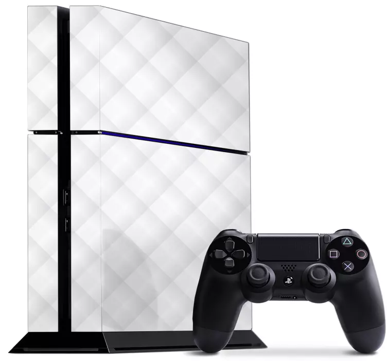 Classic white background PS4 sticker - TenStickers