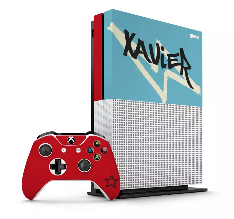 Hello my name is xbox wrap - TenStickers