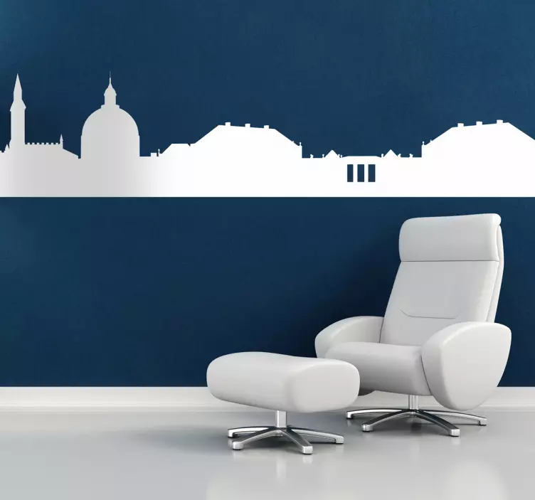 Copenhagen Silhouette Decal - TenStickers