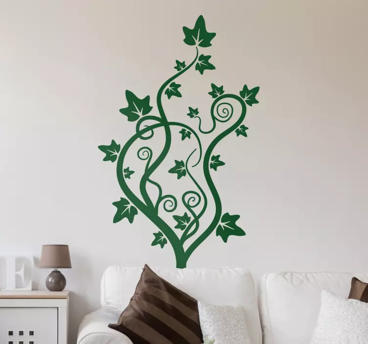 Creeper plant wall sticker - TenStickers