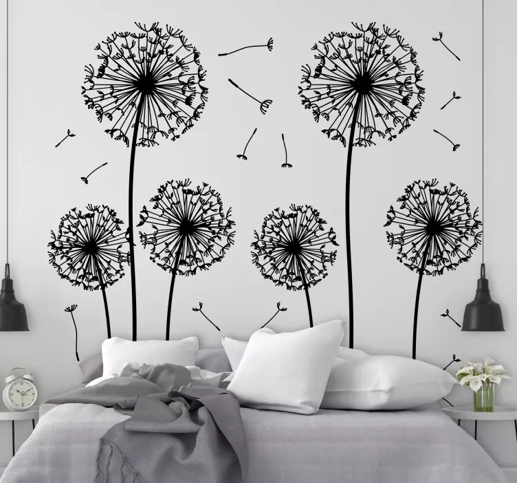 Dandelions Wall Sticker - TenStickers