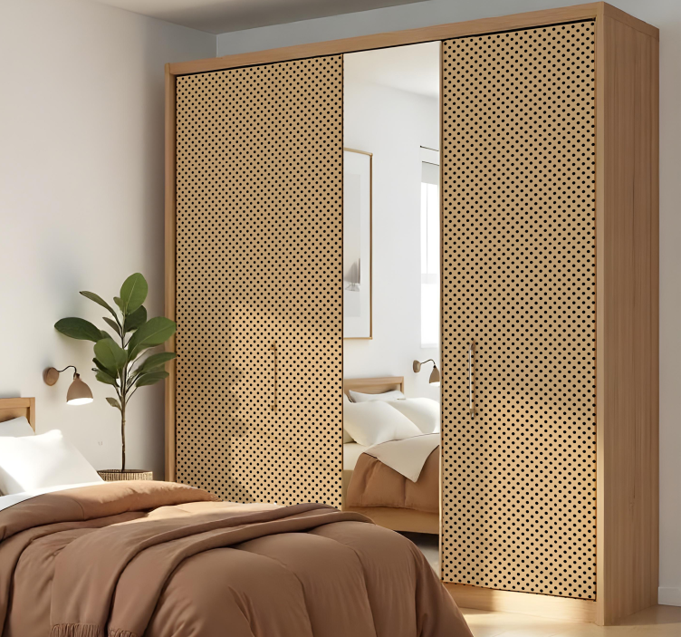 dots pattern furniture sticker - TenStickers