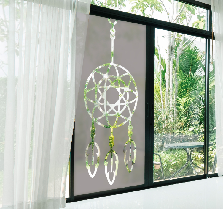 Dream catcher window sticker - TenStickers