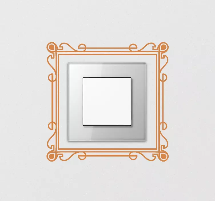 Elegant Frame Switch Sticker - TenStickers