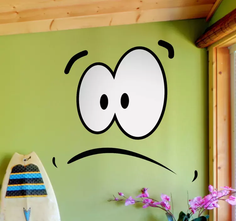 Face Emotion Wall Sticker - TenStickers