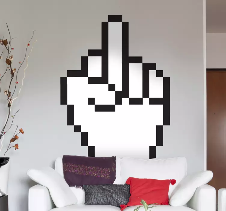 F*ck You Cursor Wall Sticker - TenStickers