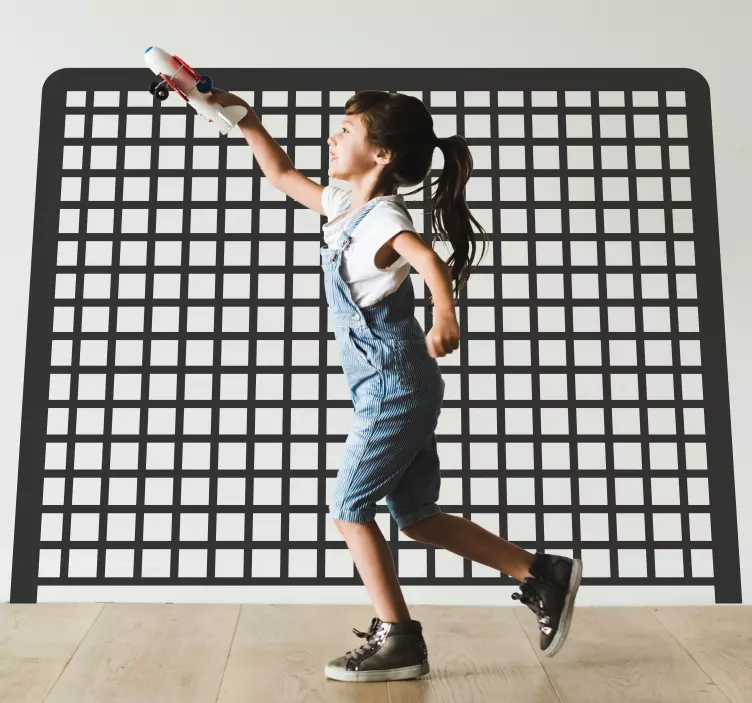 Football goal football wall decal - TenStickers