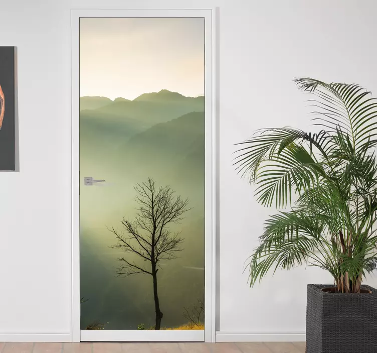 For nature door vinyl sticker - TenStickers