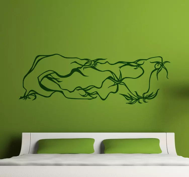 Forest Tracings Wall Sticker - TenStickers