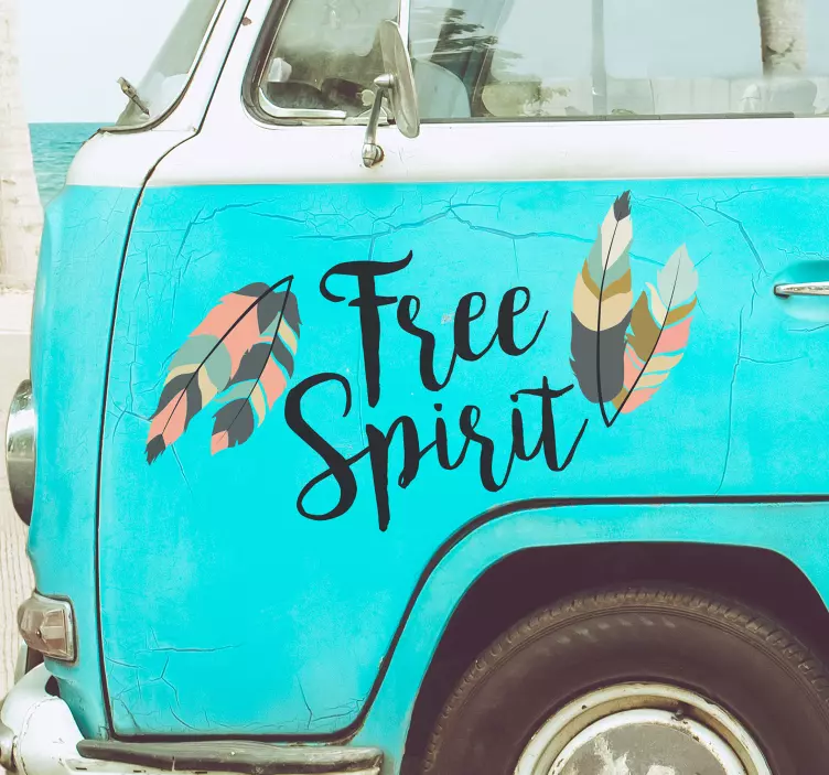Free Spirit Vehicle Sticker - TenStickers