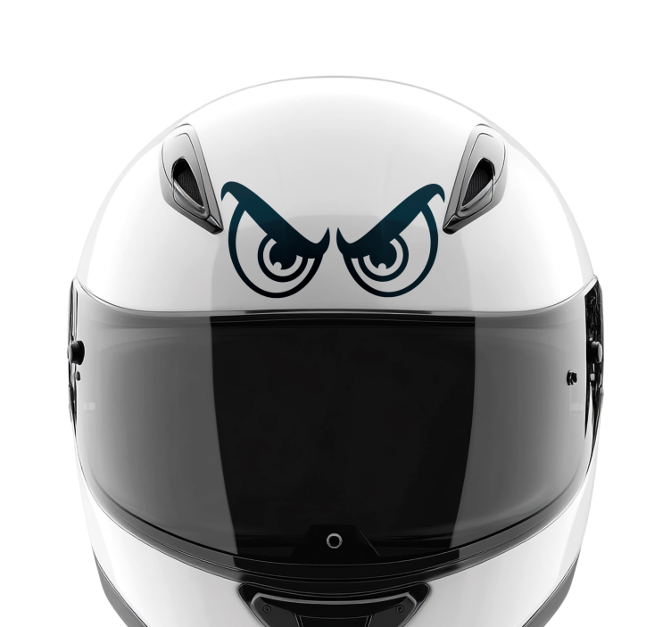 Furious gaze helmet decal motorcycle sticker - TenStickers