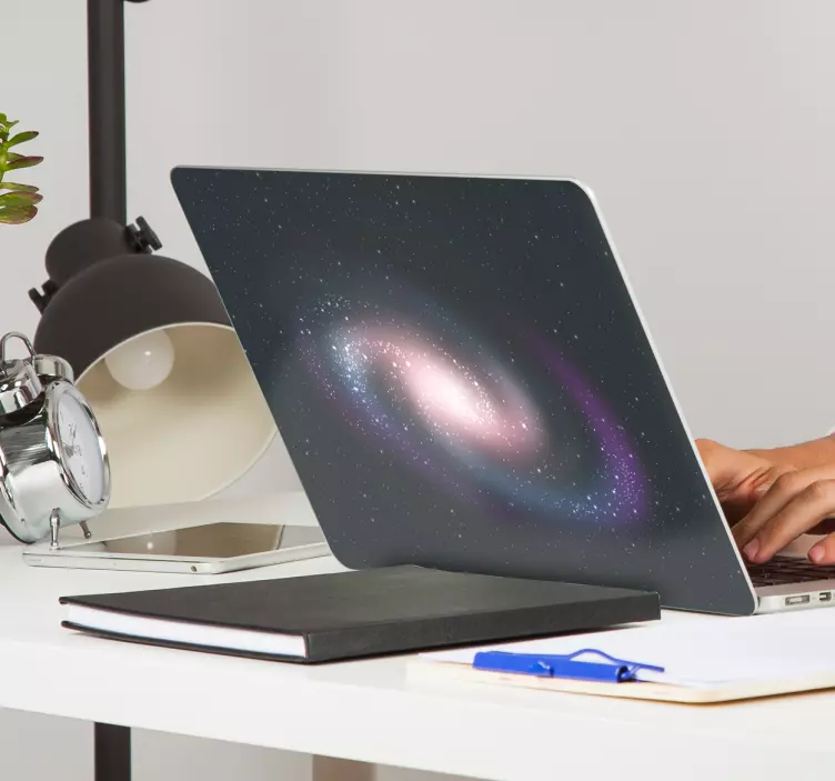Galaxy texture  laptop sticker - TenStickers