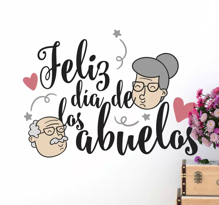 grandparent's Day wall sticker - TenStickers