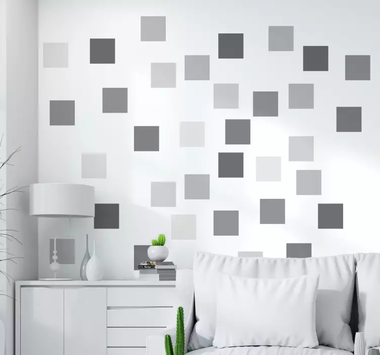 Grey Fade vinyl Sticker pack - TenStickers