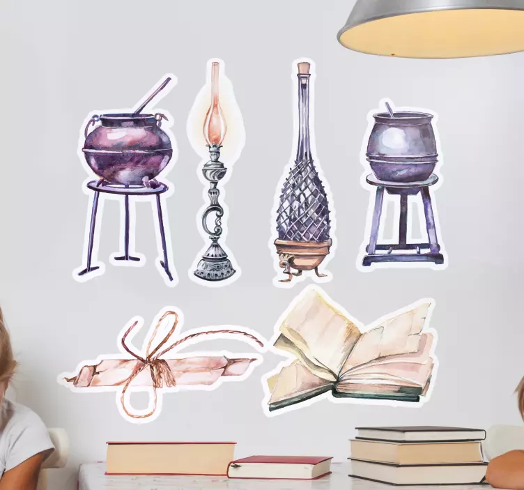 Harry magic wall vinyl sticker - TenStickers