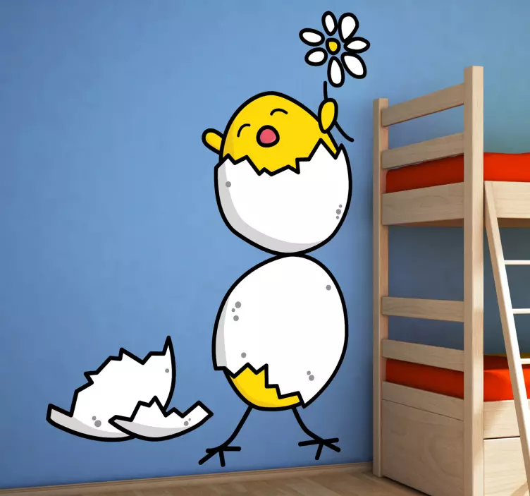 Hatched Chicks Wall Sticker - TenStickers