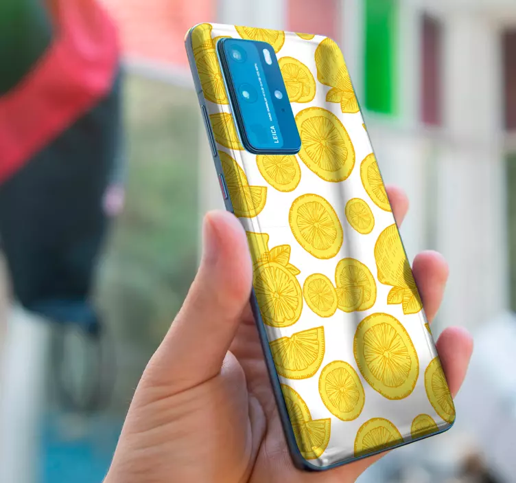Huawei sticker citrus slice design - TenStickers