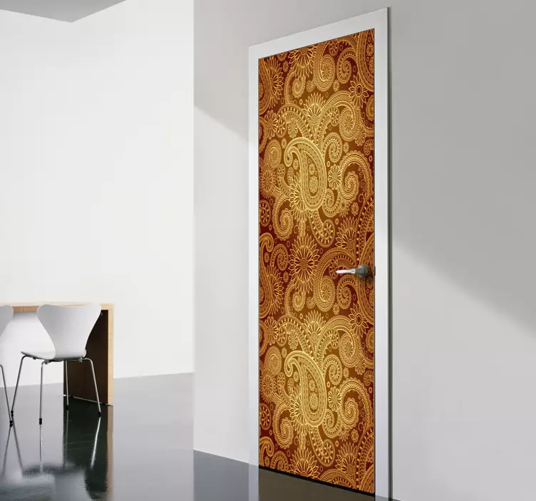 Indian Floral Decal - TenStickers