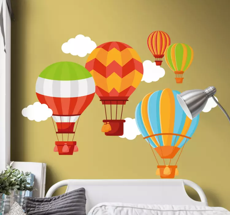 Inflatable Airships kid's sticker - TenStickers