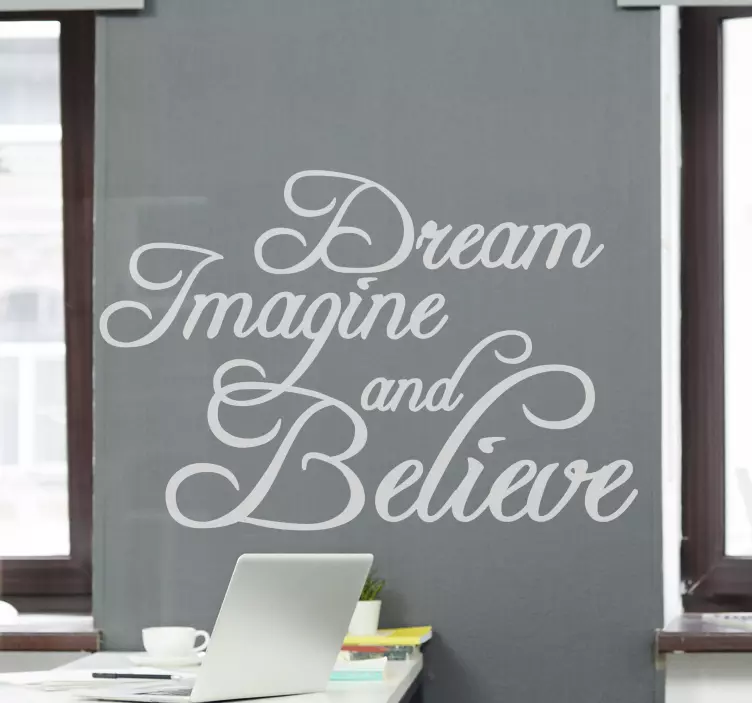Inspirational phrase art wall stickers quotes - TenStickers