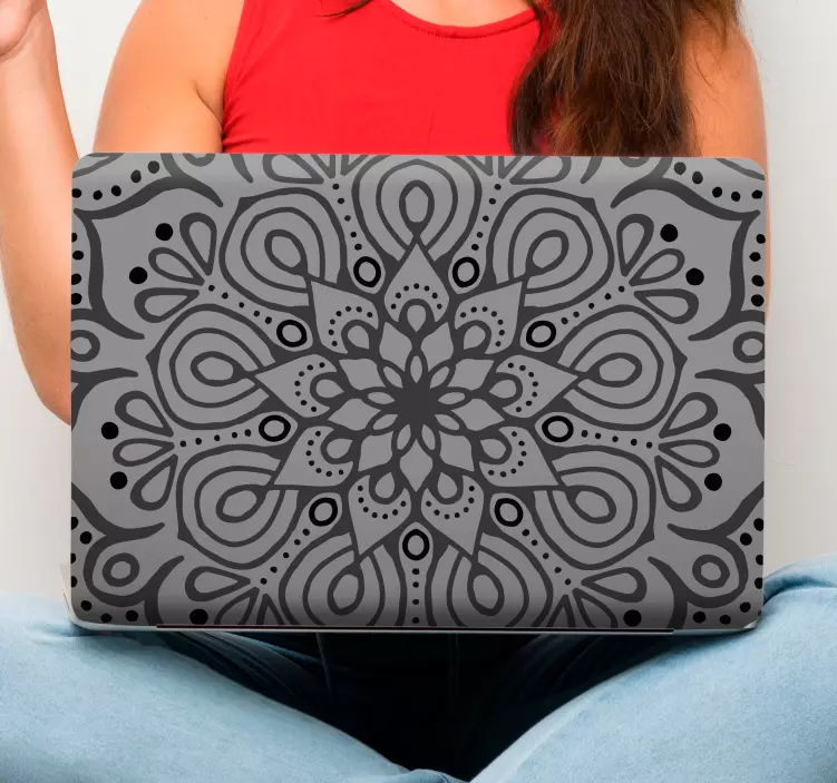Intricate Geometric Design laptop skin - TenStickers
