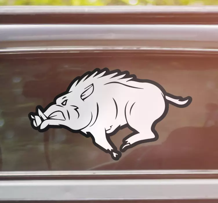 Javali wild life animal wall decal - TenStickers