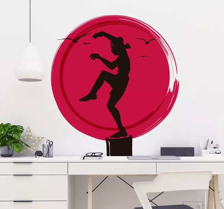 Karate Kid Logo Wall Sticker - TenStickers