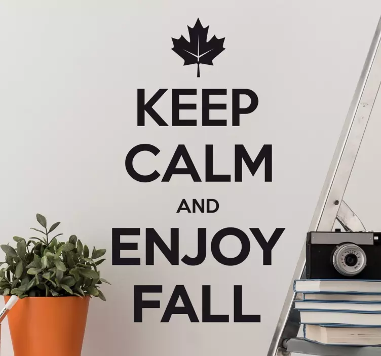 Keep Calm Wall Sticker - TenStickers