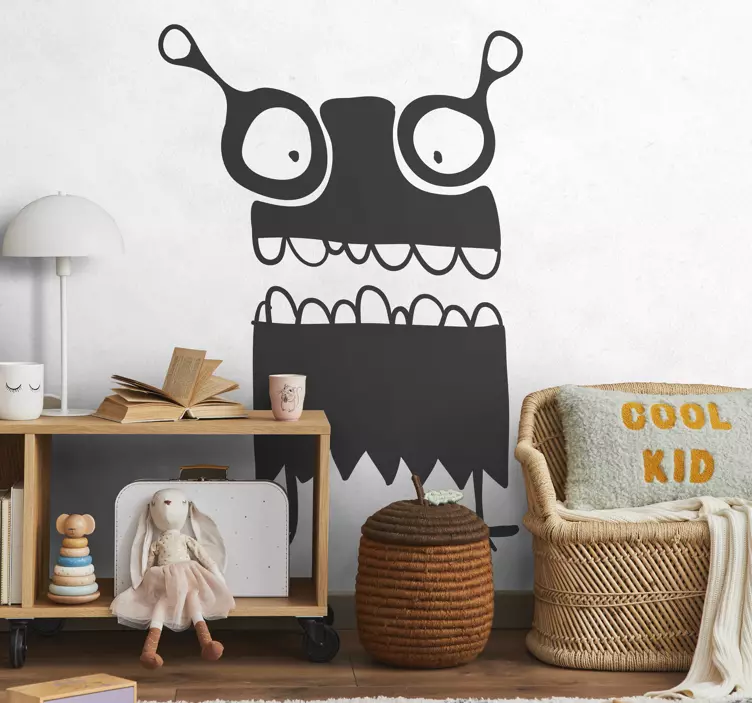 Kids Alien Weird Wall Stickers - TenStickers