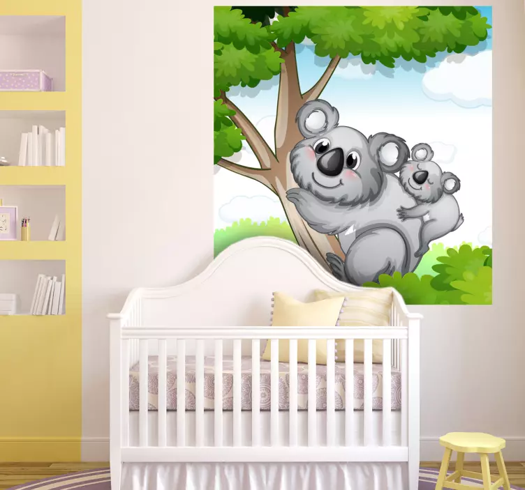 Kids Koala Wall Mural - TenStickers