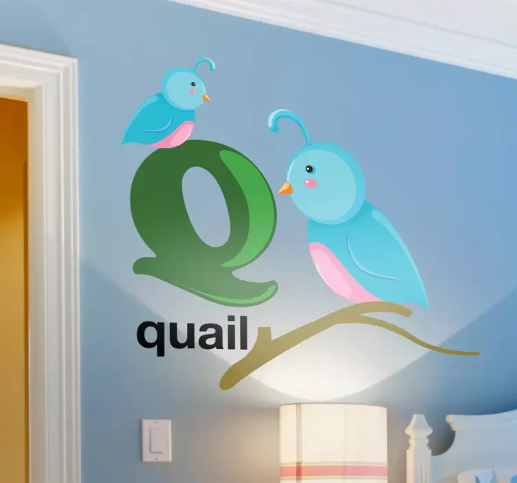 Kids Letter Q Sticker - TenStickers