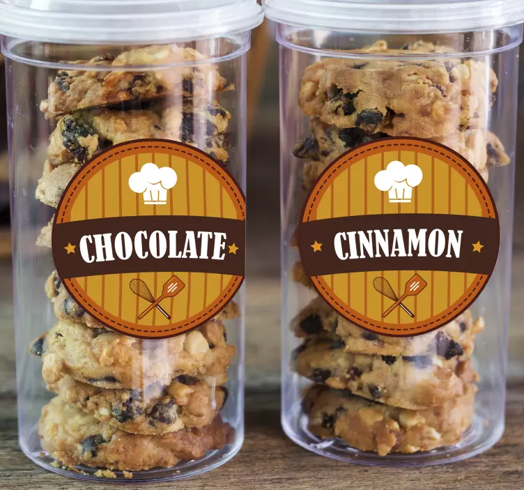 Kitchen labels food stickers - TenStickers