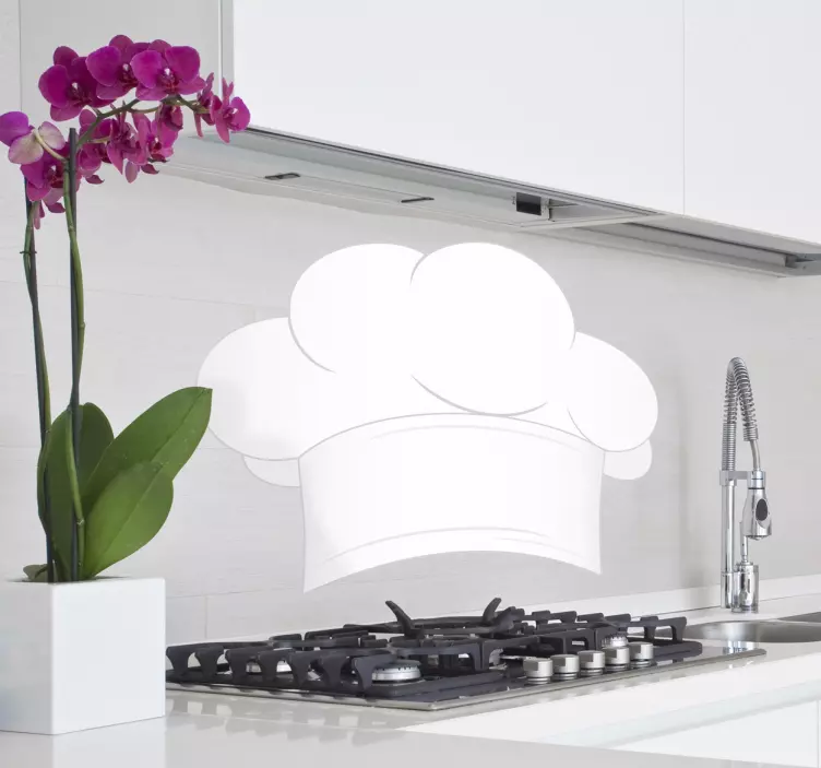 Kitchen Stickers Chef Hat - TenStickers
