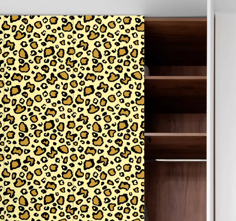 Furniture sticker leopard skin print - TenStickers