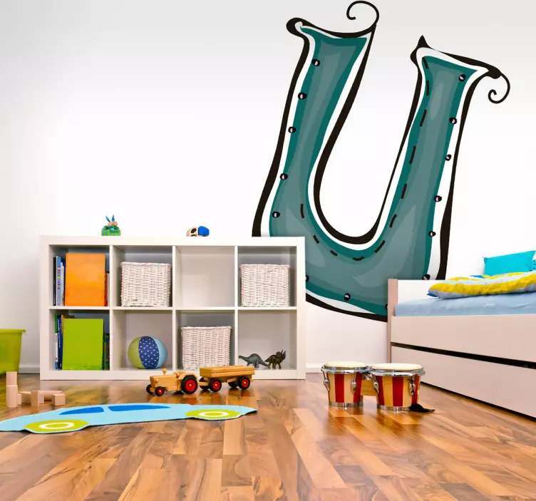 Letter U Sticker - TenStickers