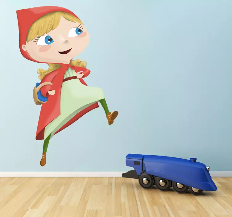 Little Red Riding Hood Sticker - TenStickers