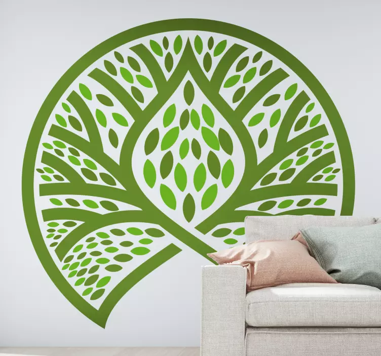 Mandala flower of life floral wall sticker - TenStickers