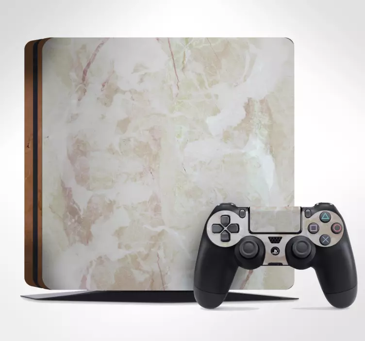 Marble Effect PS4 Skin - TenStickers