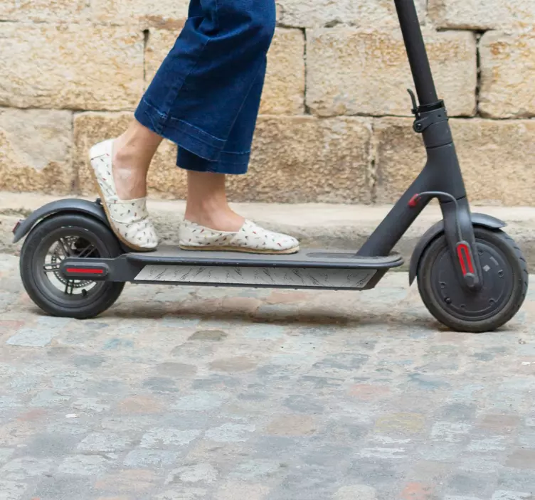 Marble Texture scooter  sticker - TenStickers