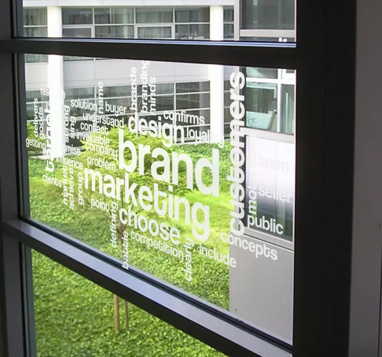 Marketing Concept Sticker - TenStickers