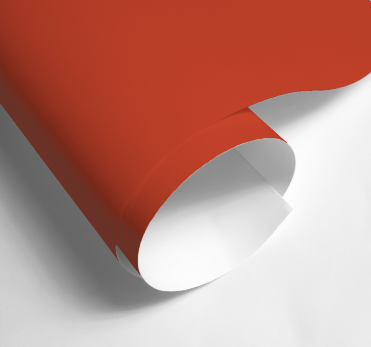 Matte Pumpkin plain sticker - TenStickers