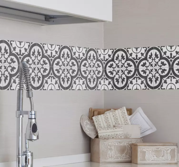 Moroccan Tile Wall Stickers - TenStickers