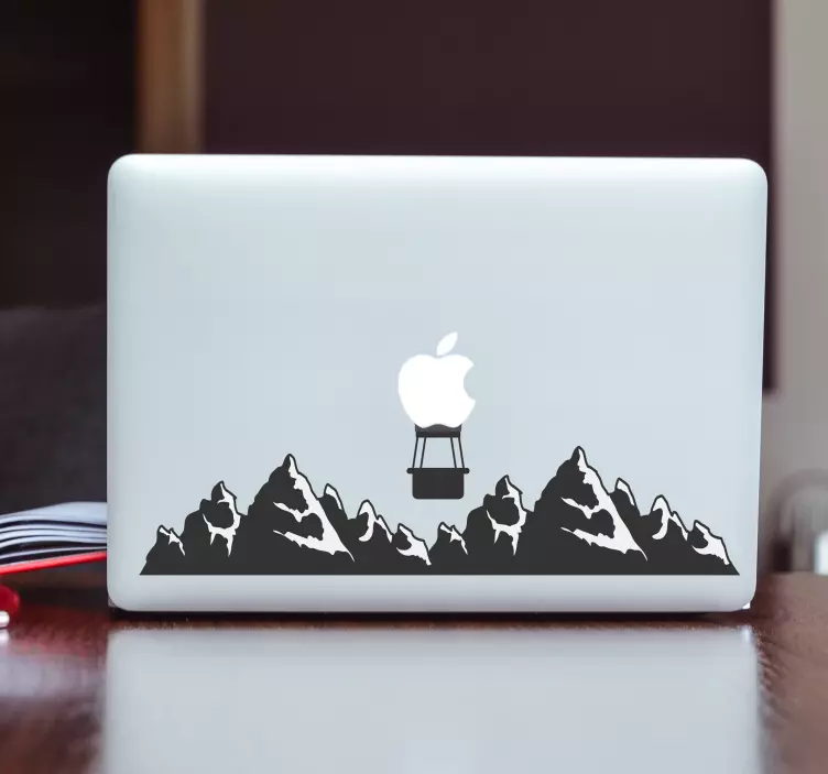 Mountains Macbook Sticker - TenStickers